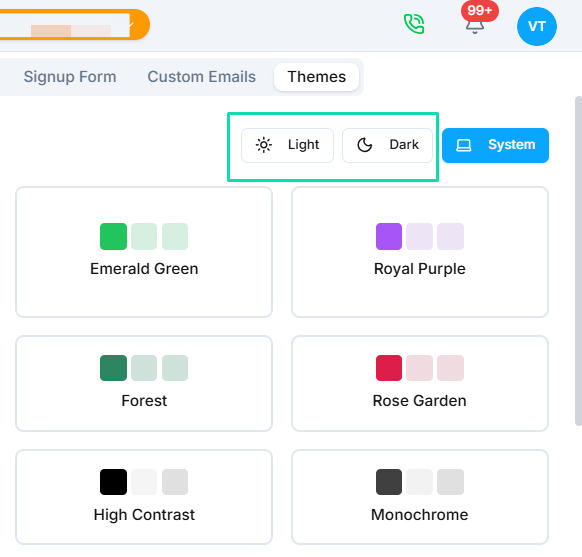 Display Modes